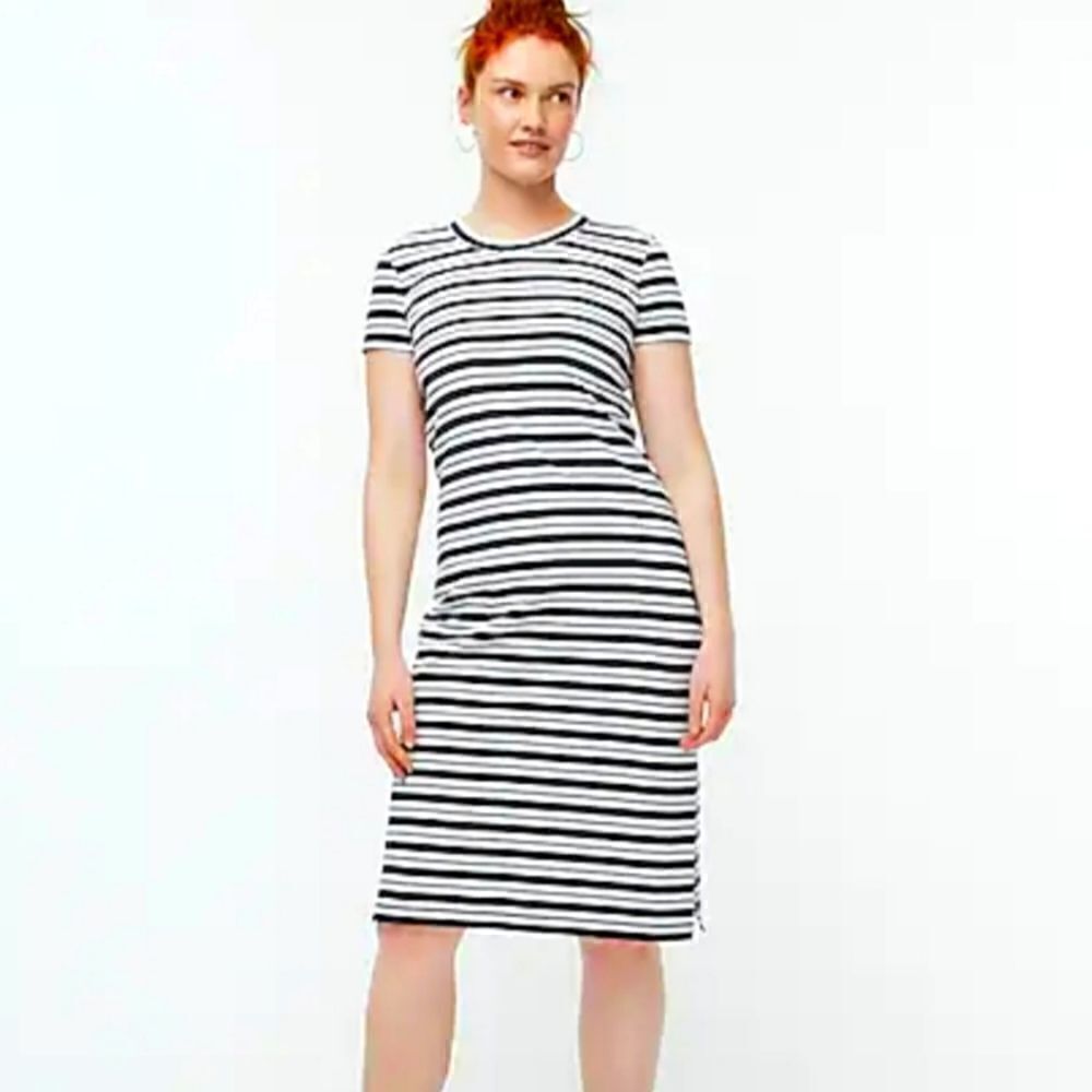 NWT J CREW Cotton T Shirt Dress